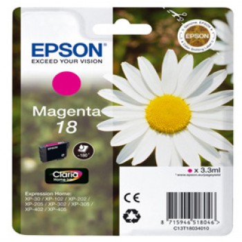 Epson - Cartuccia ink - 18 - Magenta - C13T18034012 - 3,3ml