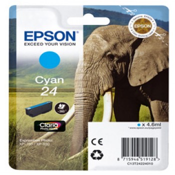 Epson - Cartuccia ink - 24 - Ciano - C13T24224012 - 4,6ml