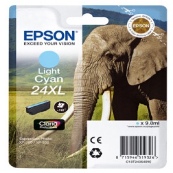 Epson - Cartuccia ink - 24XL - Ciano chiaro - C13T24354012 - 9,8ml