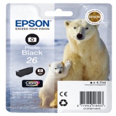 Epson - Cartuccia ink - 26 - Nero Photo - C13T26114012 - 4,7ml