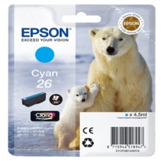 Epson - Cartuccia ink - 26 - Ciano - C13T26124012  - 4,5ml