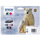 Epson - Multipack Cartuccia ink - 26Xl - C/M/Y/K - C13T26364010 - C/M/Y 9,7ml cad - K 12,2ml
