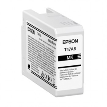 Epson - Cartuccia per UltraChrome Pro 10 T47A8 - Nero Matte - C13T47A80N - 50ml Epson - Cartuccia per UltraChrome Pro 10 T47A8 - Nero Matte - C13T47A80N - 50ml