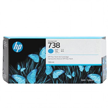 Hp originale - Cartuccia DesignJet Ink 738M - Ciano - 676M9A - 300ml Hp originale - Cartuccia DesignJet Ink 738M - Ciano - 676M9A - 300ml