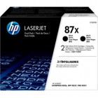 Hp - Confezione 2 Toner originale - 87X - Nero - CF287XD - 18.000 pag cad