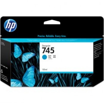 Hp - Cartuccia ink originale - 745 - Ciano fotografico - F9J97A - 130ml