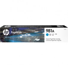 Hp - Cartuccia ink originale - 981A - Ciano - J3M68A - 6.000 pag Hp - Cartuccia ink originale - 981A - Ciano - J3M68A - 6.000 pag