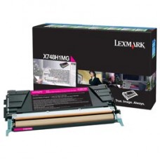 Lexmark - Toner - Magenta - X748H1MG - return program - 10.000 pag Lexmark - Toner - Magenta - X748H1MG - return program - 10.000 pag