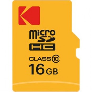 Kodak - Micro SDHC Class 10 Extra - EKMSDM16GHC10CK - 16GB