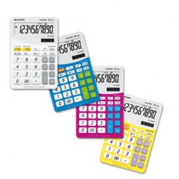 Sharp - Calcolatrice da tavolo - rosa - EL M332B - 10 cifre