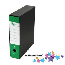 Registratore Starbox sfuso - dorso 8 cm - protocollo 23 x 33 cm - verde - Starline