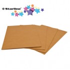 Cartellina 3 lembi - 225 gr - 24,5 x 34 cm - cartoncino kraft - avana - ECO - conf. 25 pezzi - Starline