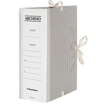 Faldone - lacci incollati - tela - 35 x 25 cm - dorso 15 cm - Starline