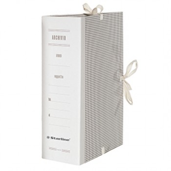 Faldone - lacci incollati - tela - 35 x 25 cm - dorso 20 cm - Starline