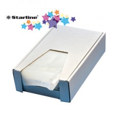 Busta adesiva portadocumenti - senza stampa - C4 (32 x 25 cm) - carta - trasparente - Eco - Starline - conf. 250 pezzi