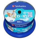 Verbatim - Scatola 50 CD-R Bulk Data Life Plus - spindle 1X/52X - 43438 -700MB