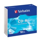 Verbatim - Scatola 10 CD-R DataLife Extra Protection - slim case - 52X - 700MB