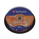 Verbatim - Scatola 10 DVD-R - serigrafato - 43523 - 4,7GB