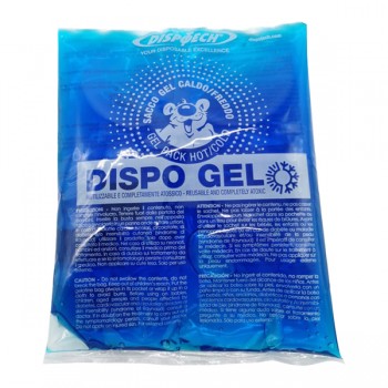 Sacchetto gelatina DISPOGEL - caldo e freddo - riutilizzabile - 11 x 26 cm - PVS Sacchetto gelatina DISPOGEL - caldo e freddo - riutilizzabile - 11 x 26 cm - PVS