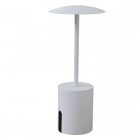 Lampada da tavolo Rocket - a led - alluminio - bianco - King Collection