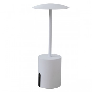 Lampada da tavolo Rocket - a led - alluminio - bianco - King Collection