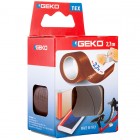 Nastro adesivo telato Tex - 38 mm x 2,7 m - marrone - Geko
