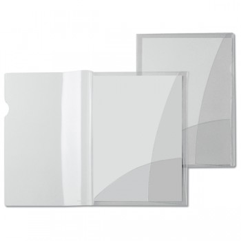 Cartellina Capri 69/2 - 21 x 29,7 cm - PVC - con 2 tasche - trasparente liscio  - Sei Rota - conf. 5 pezzi