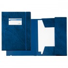 Cartellina 3 lembi Archivio 3L F - con elastico - colpan  - 25 x 35 cm - blu - Sei Rota
