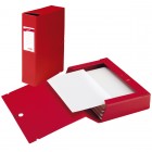 Scatola archivio Scatto - dorso 8 cm - 25 x 35 cm - rosso - Sei Rota