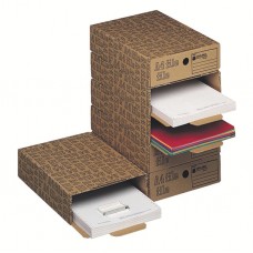 Scatola archivio A4 File - 26x8x35 cm - avana - Esselte Dox