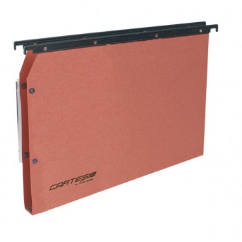 Cartella sospesa Cartesio Plus - armadio - interasse 33 cm - fondo U - 33 x 28 cm - arancio - Bertesi
