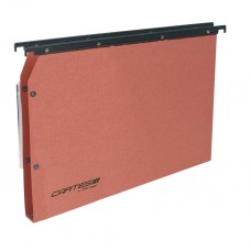 Cartella sospesa Cartesio Plus - armadio - interasse 33 cm - fondo U - 33 x 28 cm - arancio - Bertesi