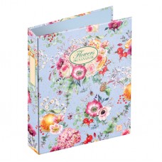 Raccoglitore Nature Flowers - A4 - 27x32cm - 4 anelli - dorso 4 cm - Pigna