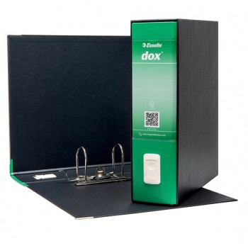 Registratore Dox 1 - dorso 8 cm - commerciale 23x29,7 cm - verde - Esselte Dox