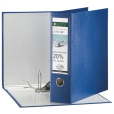 Registratore Leitz 180  G65 - dorso 8 cm - protocollo 23x33 cm - blu - Leitz