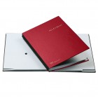 Libro firma - 14 intercalari - 24x34 cm - rosso - Fraschini