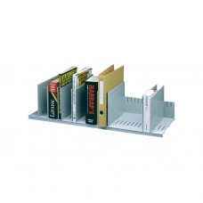 Portariviste - 10 separatori mobili - 80,2 x 27,5 x 21 cm - grigio - Paperflow Portariviste - 10 separatori mobili - 80,2 x 27,5 x 21 cm - grigio - Paperflow