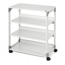 Mobile/carrello Multifunzione System 88 - con ruote - 4 ripiani - 75 x 43,2 x 87,9 cm - grigio - Durable