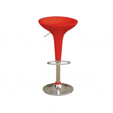 Sgabello bar - ABS/acciaio cromato - 35x45x55/78 cm - rosso - Serena Group Sgabello bar - ABS/acciaio cromato - 35x45x55/78 cm - rosso - Serena Group