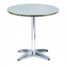 Tavolo bar - tondo - diametro 70 cm - altezza 70 cm - alluminio/acciaio - Serena Group Tavolo bar - tondo - diametro 70 cm - altezza 70 cm - alluminio/acciaio - Serena Group