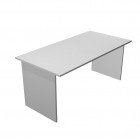 Scrivania Easy - lineare - 160 x 80 x 72 cm - bianco