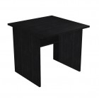 Scrivania Easy - lineare - 80 x 80 x 72 cm - nero venato
