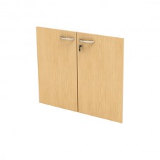 Coppia ante Easy - per mobile basso - 80 x 67 cm - spessore 18 mm - melaminico - faggio