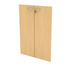Coppia ante Easy - per mobile medio - 80 x 115 cm - spessore 18 mm - melaminico - faggio