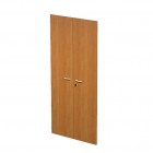 Coppia ante Easy - per mobile alto - 80 x 175 cm - spessore 18 mm - melaminico - noce chiaro