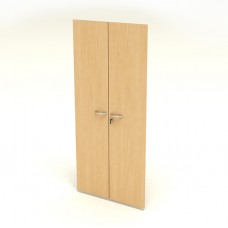 Coppia ante Easy - per mobile alto - 80 x 175 cm - spessore 18 mm - melaminico - faggio