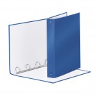 Raccoglitore Meeting - 4 anelli tondi 30 mm - dorso 4 cm - 22x30 cm - PPL - blu metallizzato - Esselte