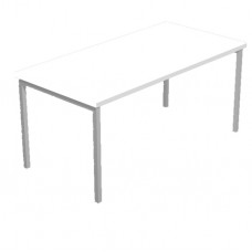 Scrivania Easy Plus - lineare - 120 x 80 x 72,5 cm - bianco