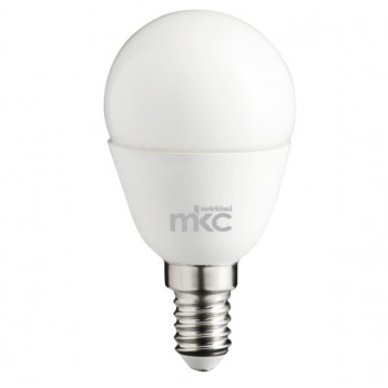Lampada - Led - minisfera - 5,5W - E14 - 3000K - luce bianca calda - MKC