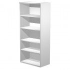 Mobile contenitore Agorà - alto a giorno - 80 x 45 x 181,8 cm - bianco